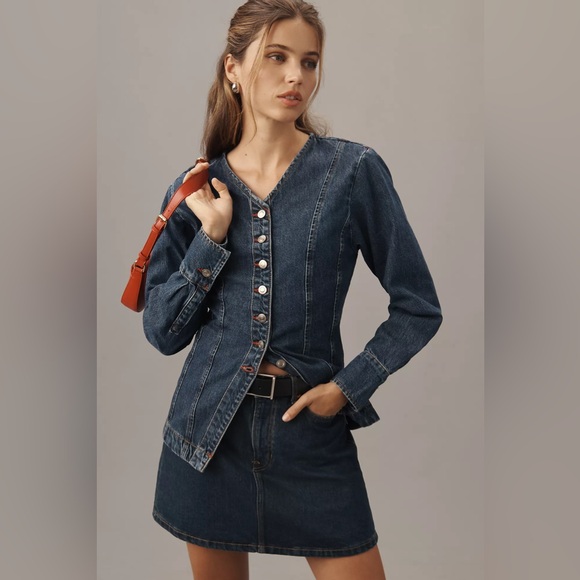 Aligne Denim Blouse - Picture 2 of 7